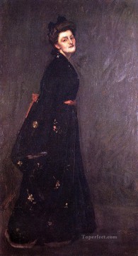黒い着物 ウィリアム・メリット・チェイス Oil Paintings
